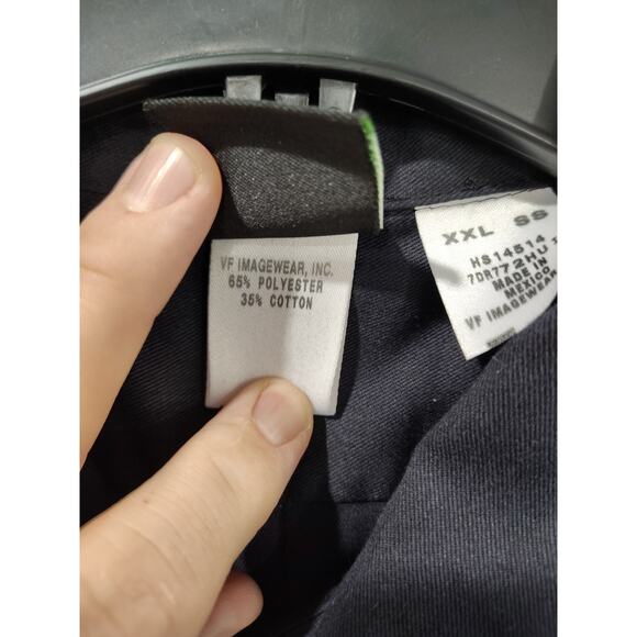 Lot Of 3 VF Image Wear The Force Men's Black Uniform Shirt Size 2xl Security - Picture 4 of 7